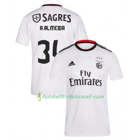 Fußballtrikots Benfica Andre Almeida 34 2018-2019 Kurzarm Auswärts-trikot kaufen